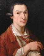 Franz Thomas Low Self portrait painting